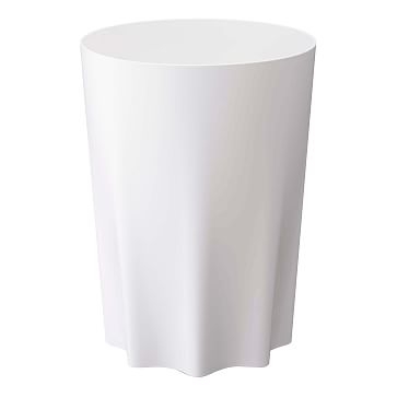 Wind Trash Can, White - Image 0