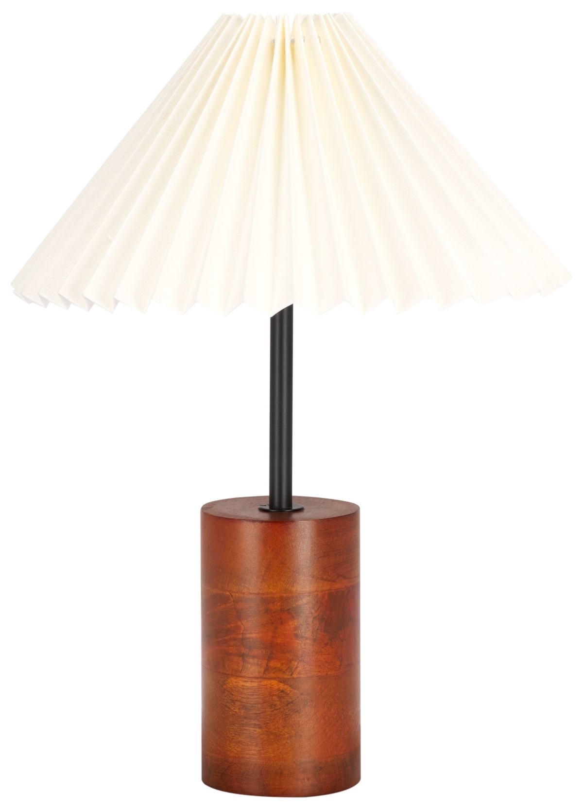 Dani 15.75" Table Lamp - Walnut / Black - Safavieh - Image 2