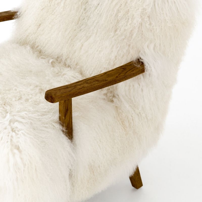 Finn Fur Armchair - Image 4