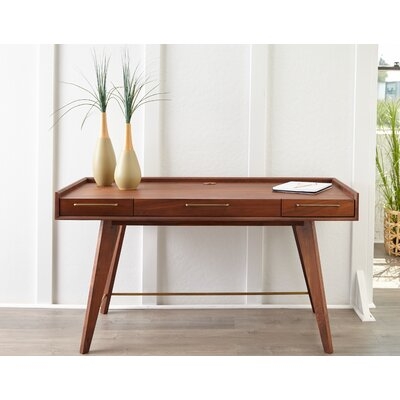 Alson Solid Wood Writing Desk - Image 0