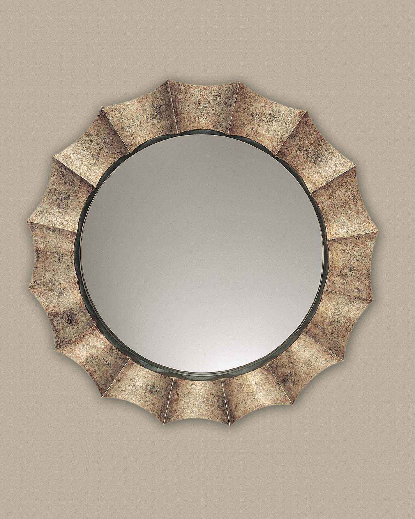 Gotham U Antique Silver Mirror - Image 0