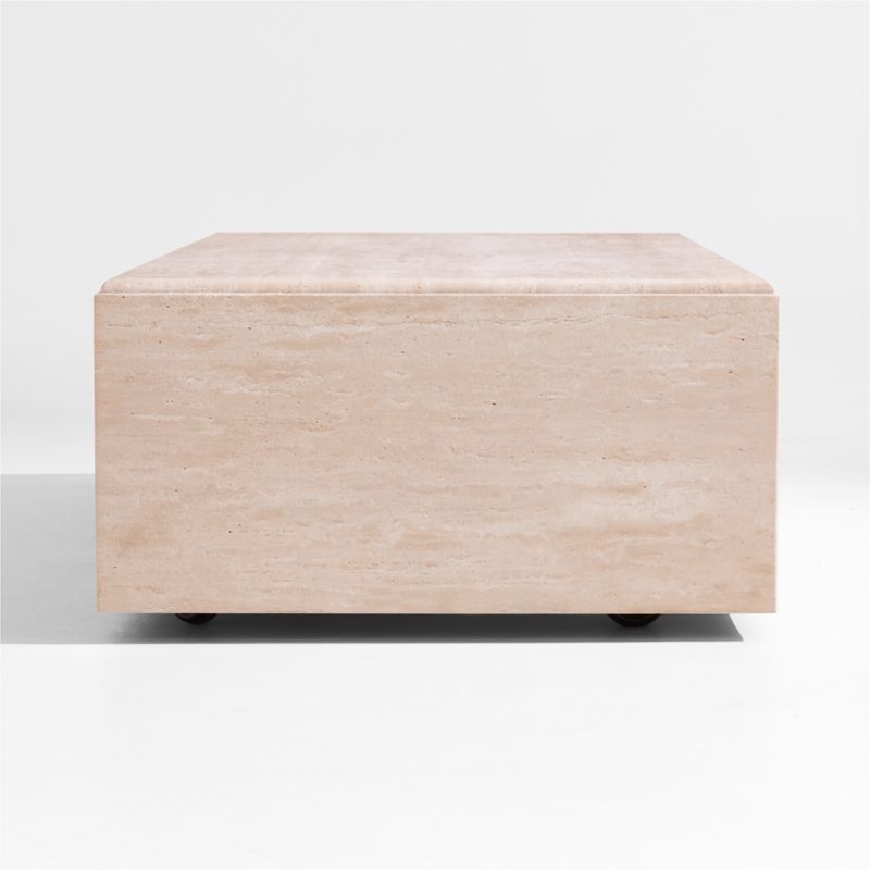 The Parker 54" Stone Outdoor Coffee Table by Jake Arnold - Image 4