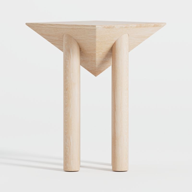 Flora Wood Square End Table - Image 2