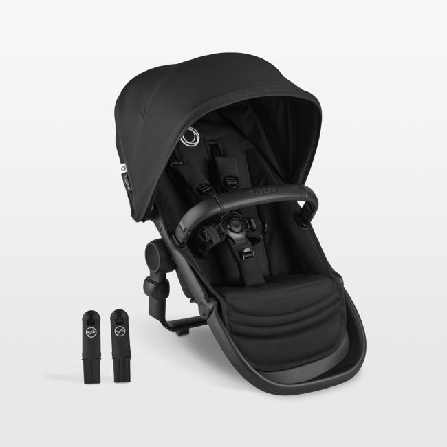 Bugaboo Kangaroo Complete Baby Stroller Midnight Black Sibling Seat - Image 0