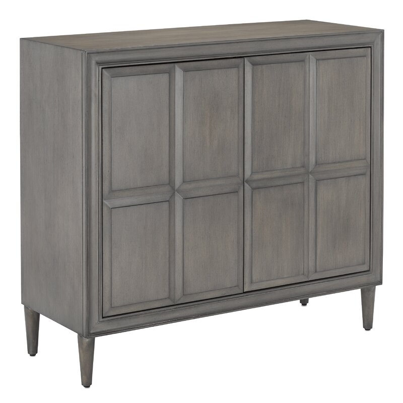 Currey & Company Counterpoint 2 Door Accent Cabinet - Image 0