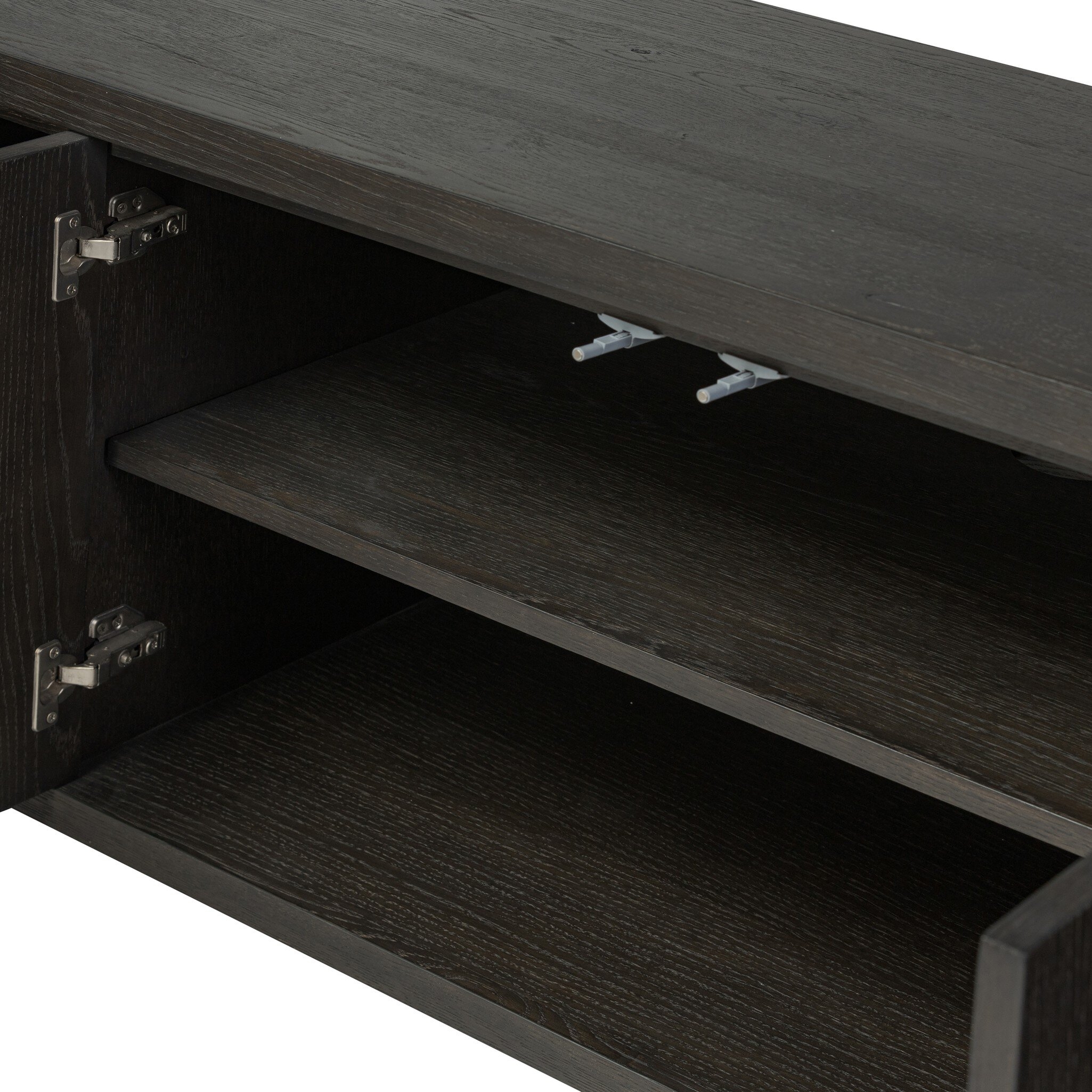 Noeline Media Console - Smoked Black Oak Veneer - Image 6