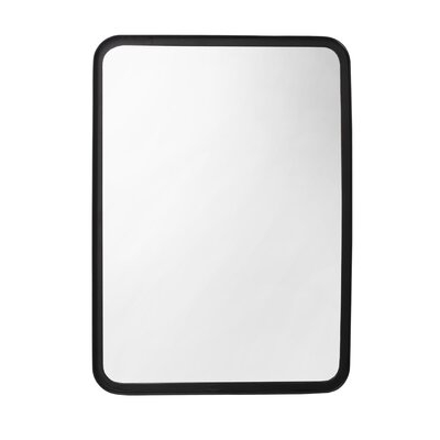 28" Rectangular Mirror, Black - Image 0