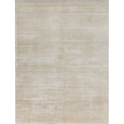One-of-a-Kind Hand-Knotted Gray 8' x 10'3" Area Rug - Image 0