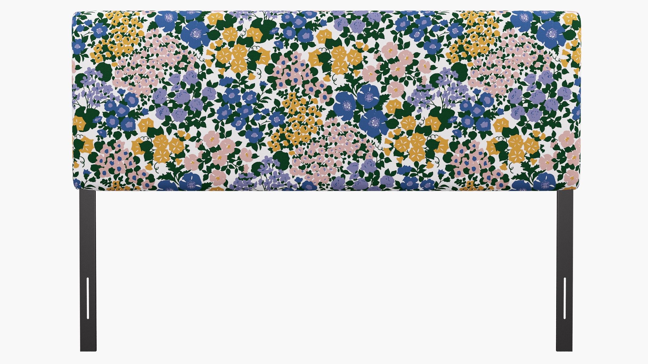 Square Back Headboard, Lavender Million Flowers, King - Image 1