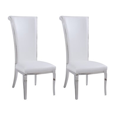 Aaliyanna Rolled Back Upholstered Dining Chair (Set of 2) - Image 0