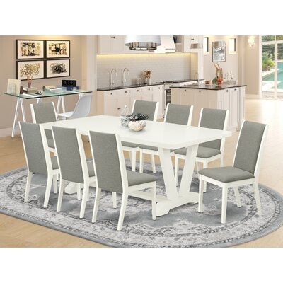 8 - Person Acacia Solid Wood Dining Set - Image 0