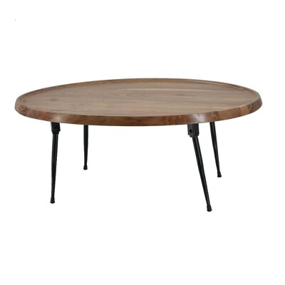 31" Natural Oval Coffee Table - Image 0
