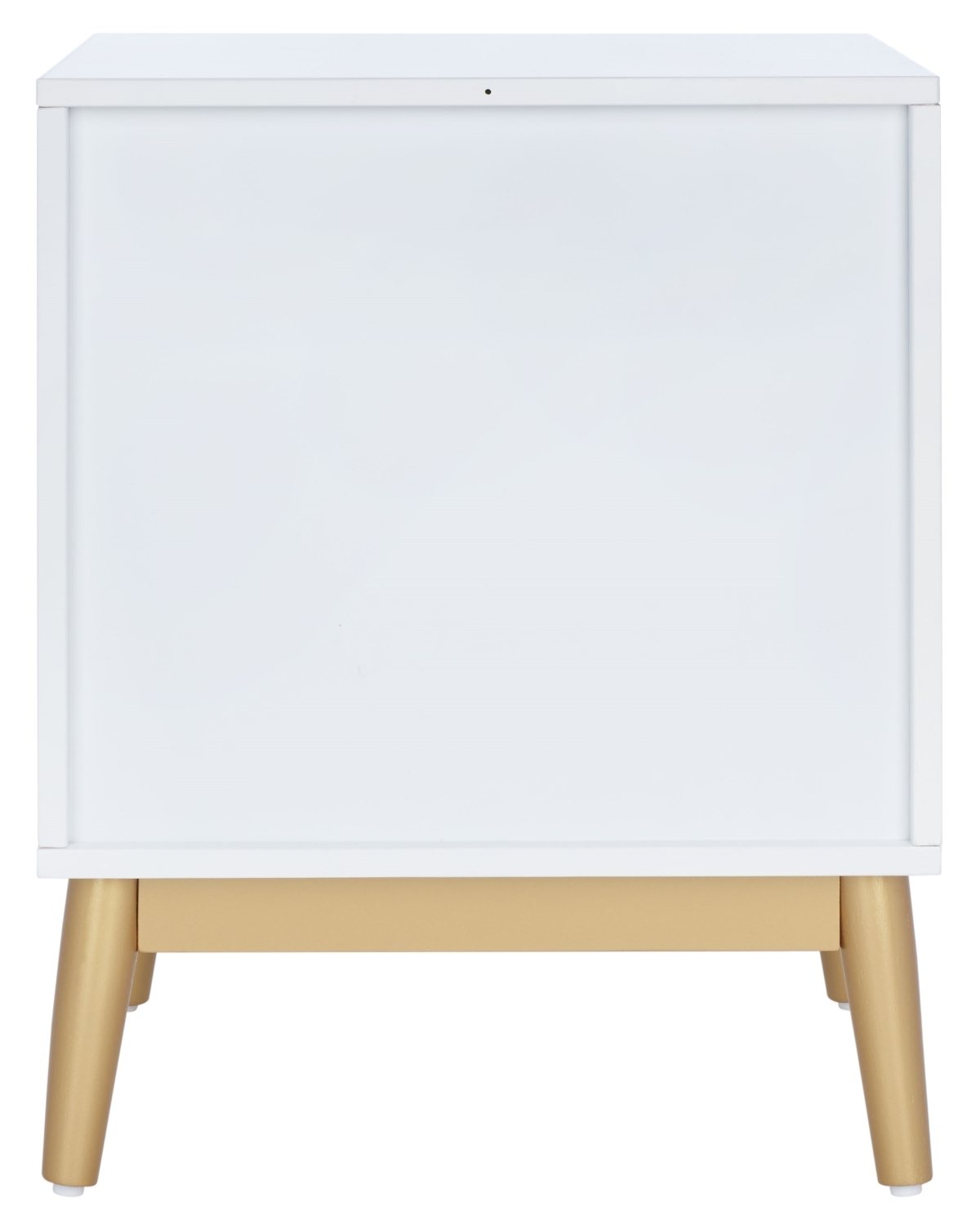 Wilfred 2 Drawer Patterned Nightsand - White / Gold - Safavieh - Image 8