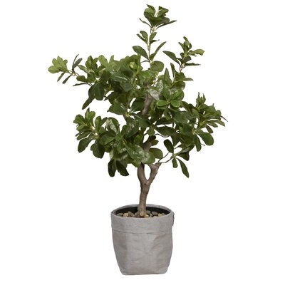 Vintage Home Artificial 30" High Artificial Faux Tung Tree Witheco Planter For Home Decor - Image 0