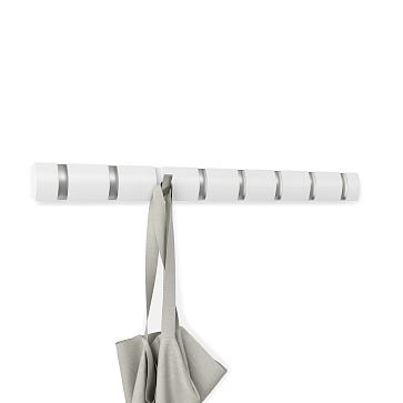 Flip Shelf, 8 Hook, Gray & Pewter - Image 3