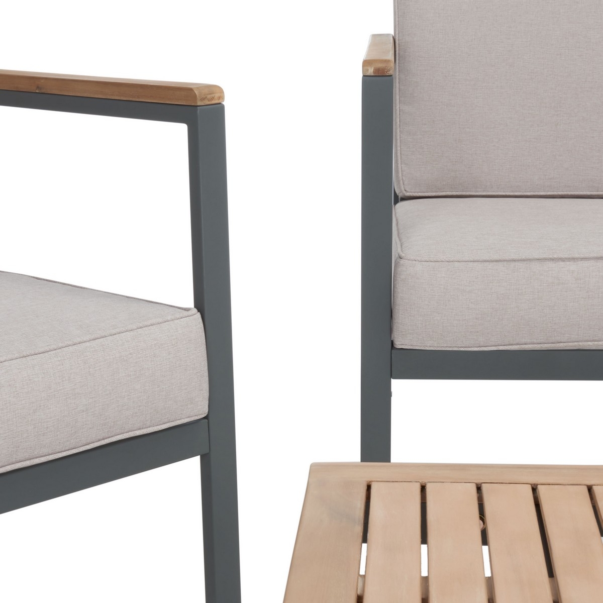 Chicopee 4 Pc Living Set - Natural/Light Grey - Safavieh - Image 3