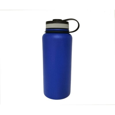 Fixturedisplays® 32-Ounce Insulated Wide Mouth Stainless Steel Water Bottle Beer Growler Outdoor Sport Water Bottle 16924 - Image 0
