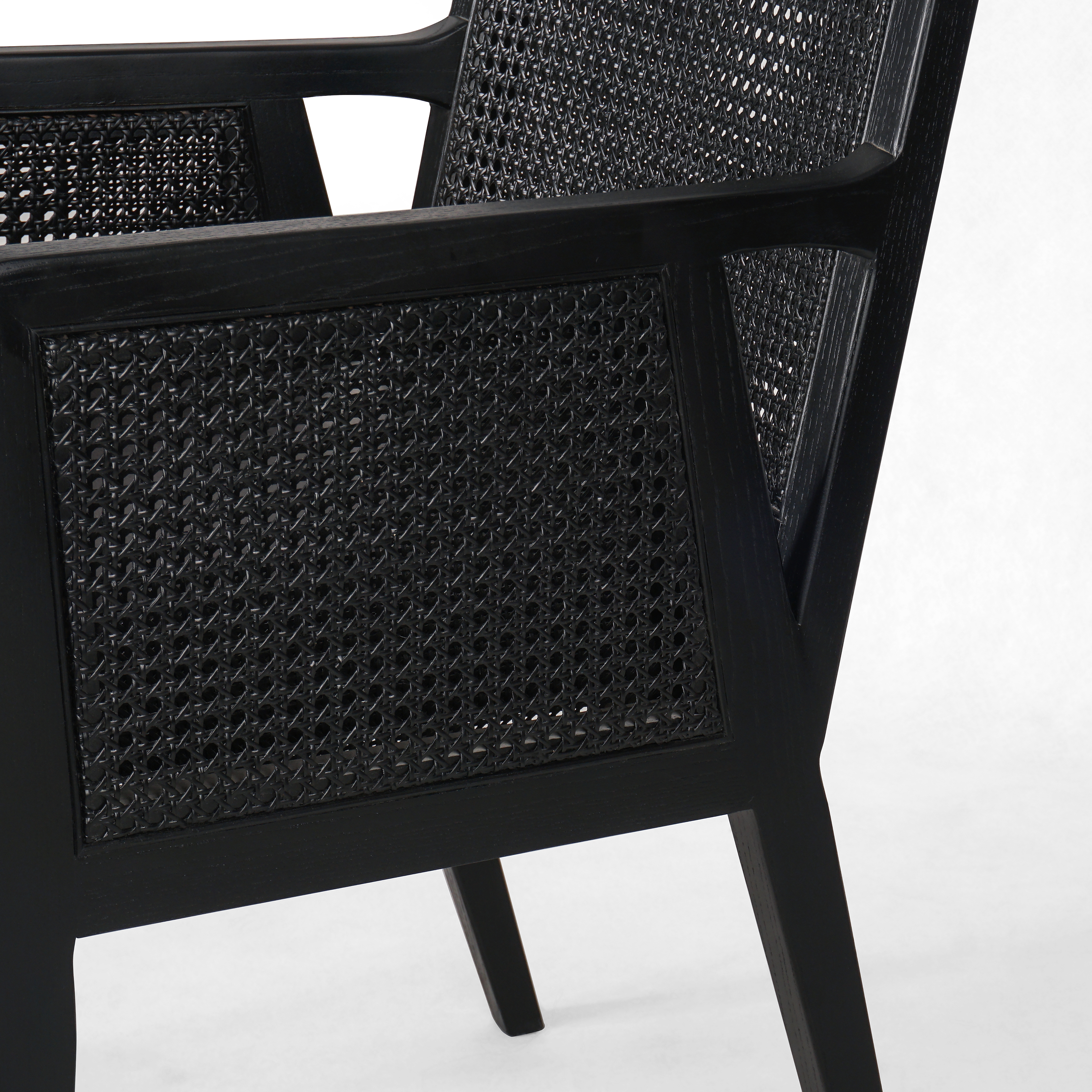 Antonia Dining Arm Chair-Sonoma Black - Image 6