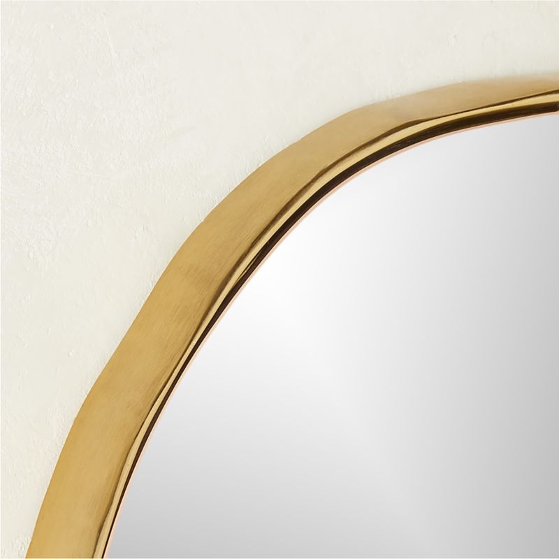 Sombra Brass Mirror 24" - Image 2