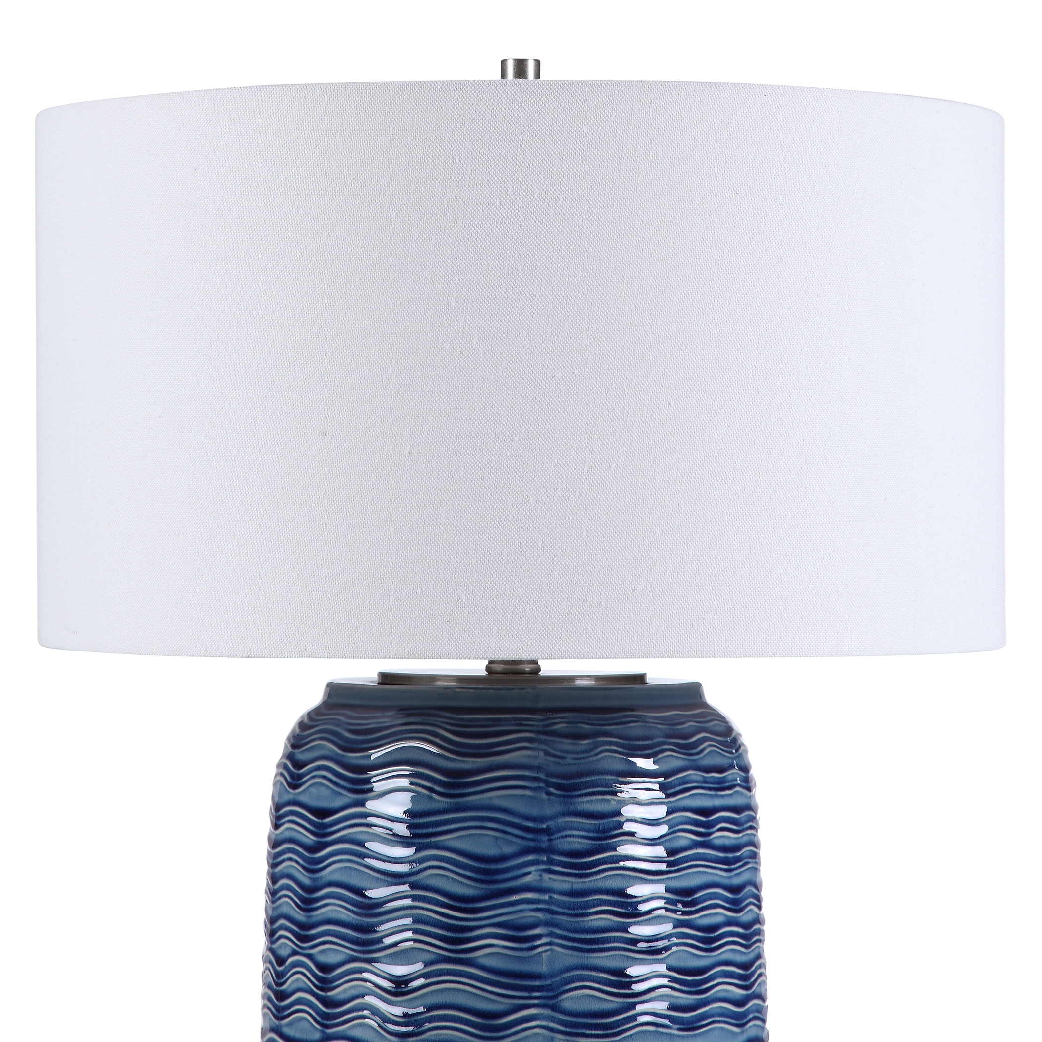 Sedna Table Lamp, Blue, 27" - Image 3