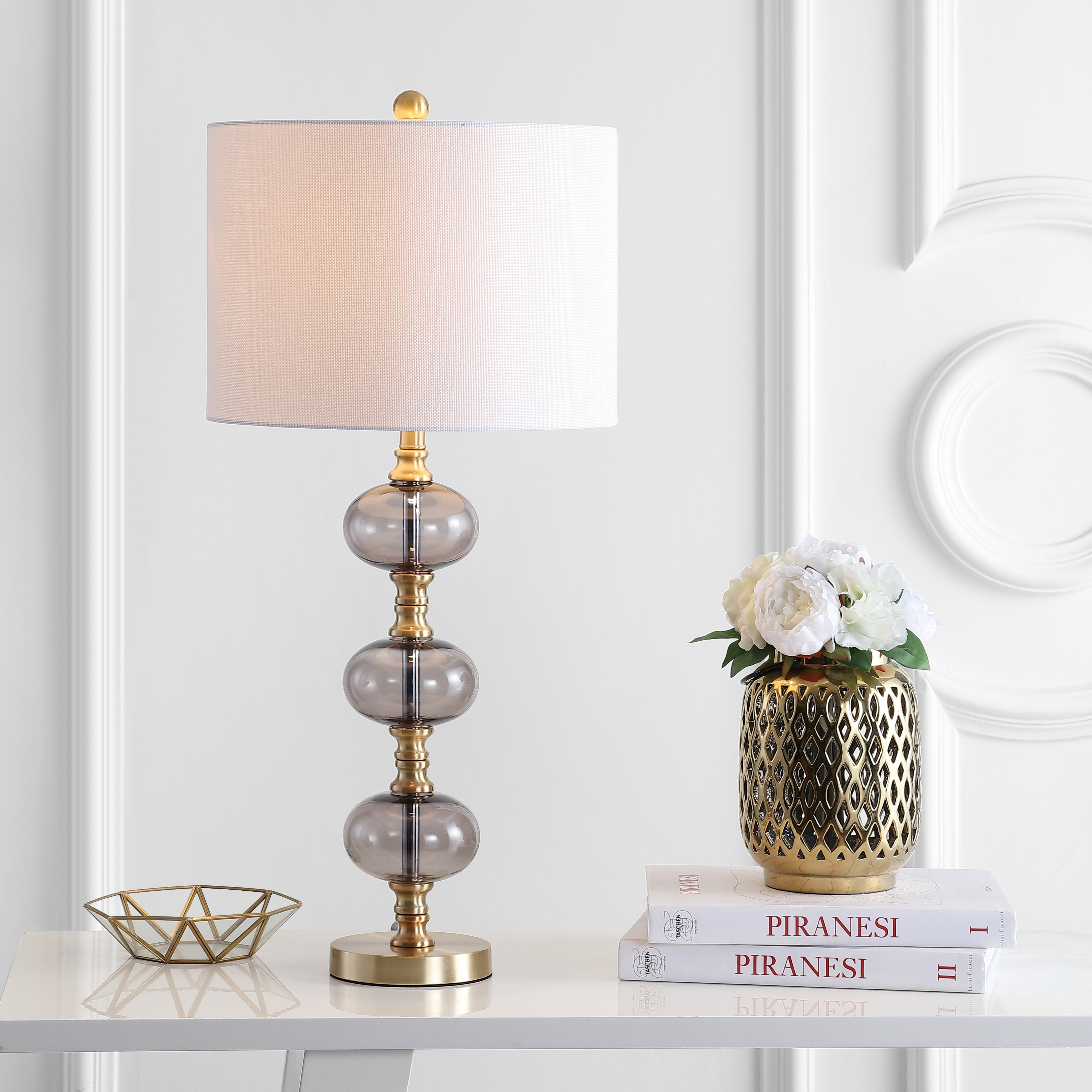 Marcelo Table Lamp - Antique Brass - Arlo Home - Image 2