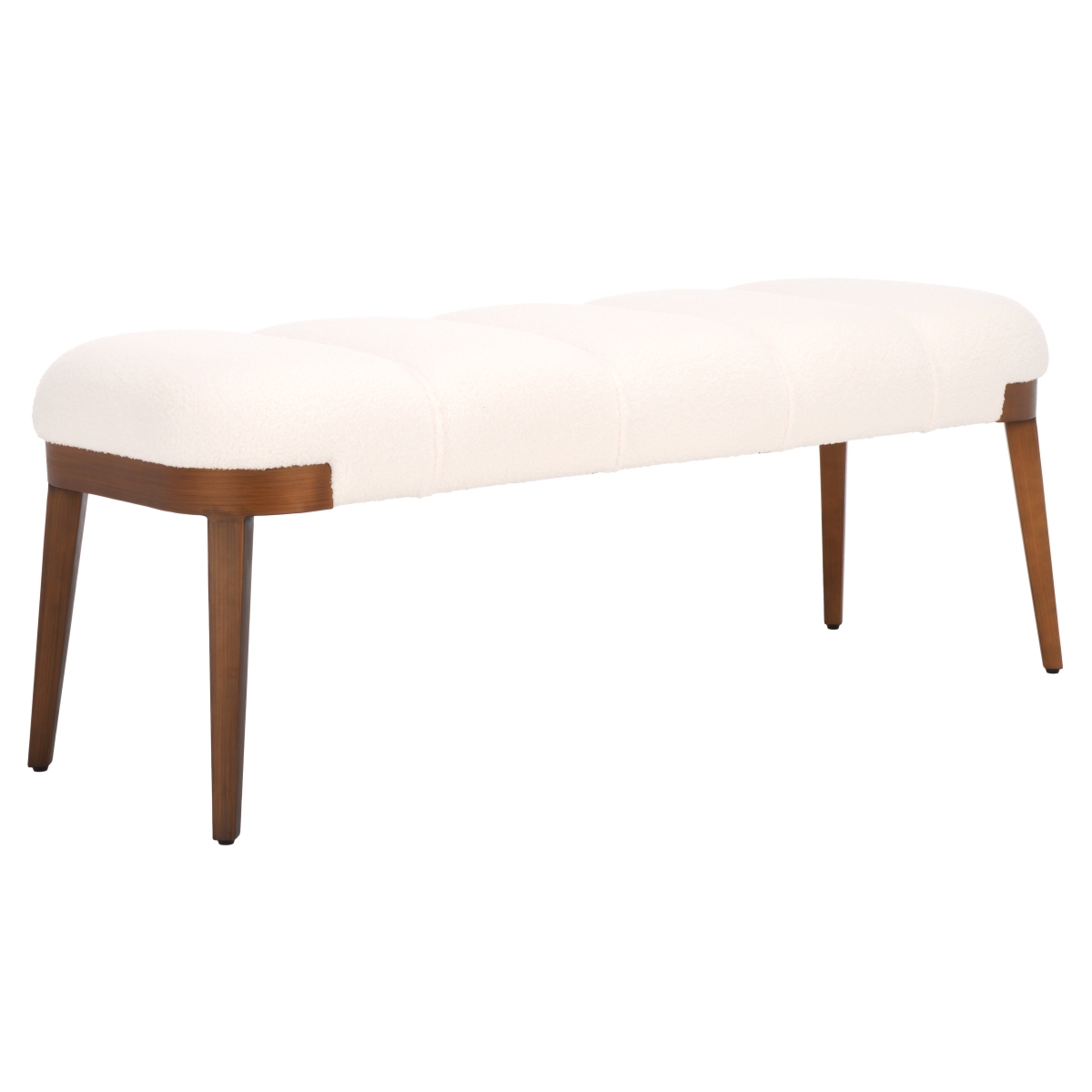Maila Bench - Off White / Copper - Safavieh - Image 6