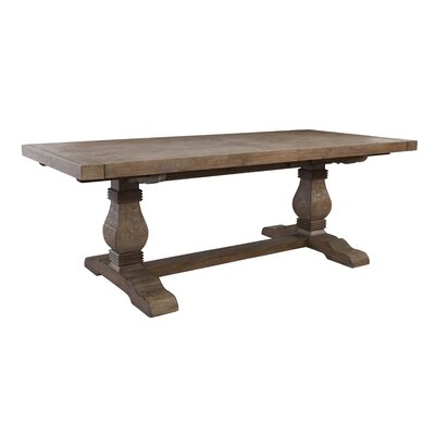 Kinston Extendable Pine Solid Wood Dining Table - Image 0