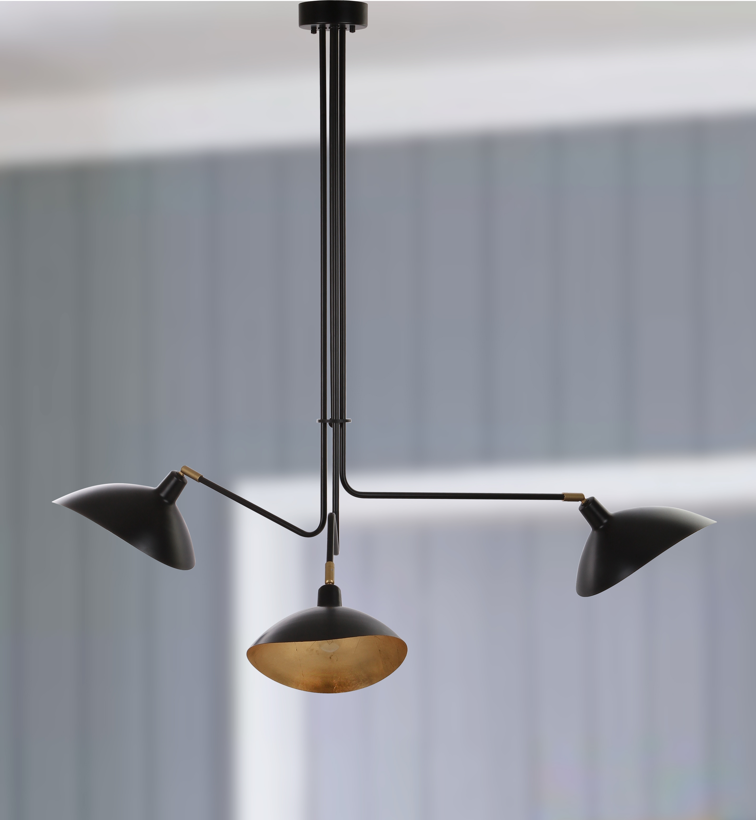 Lewis Metal Pendant Lamp - Black - Image 2