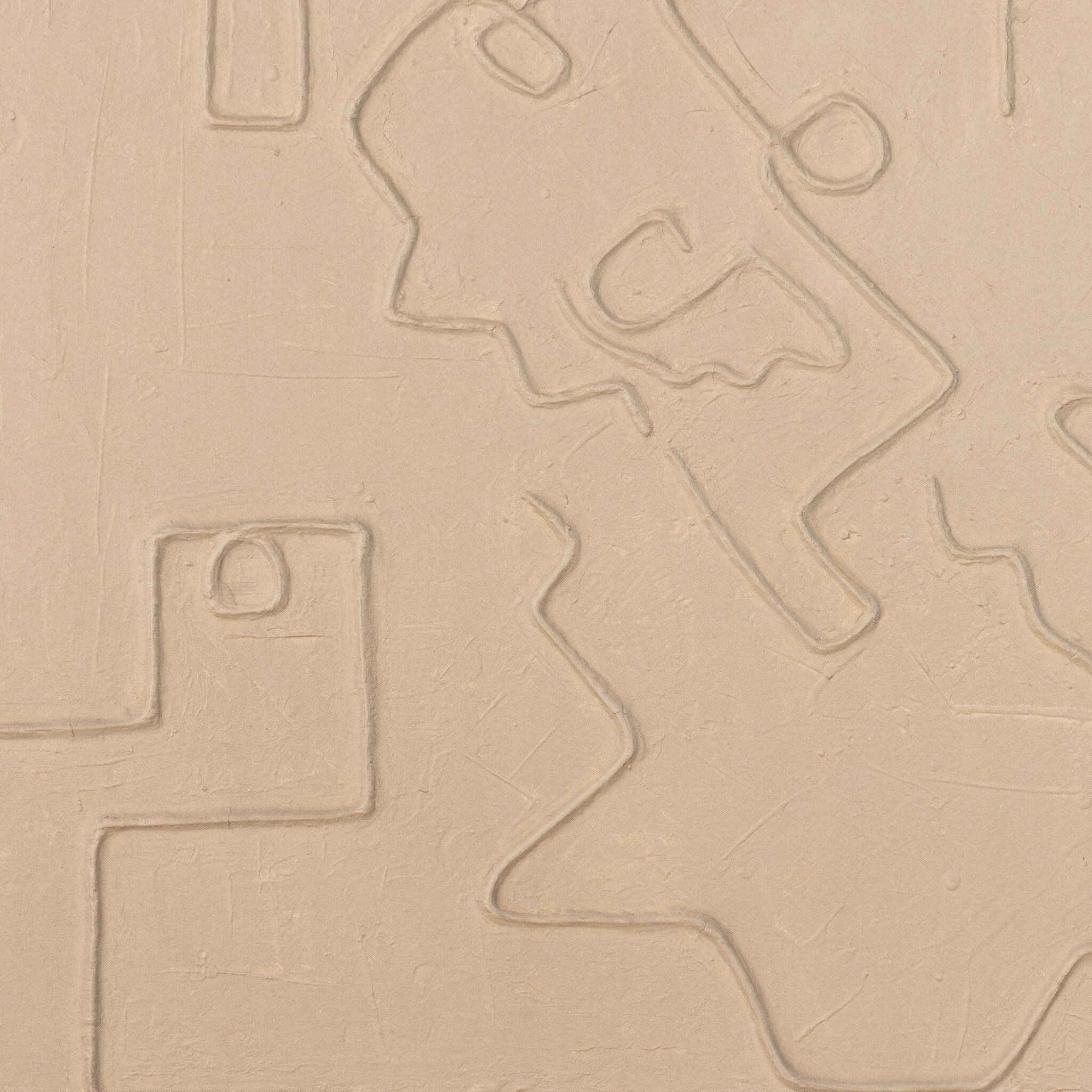 Squiggle I by Blackbird Art Co - Rustic Walnut Floater - Image 2