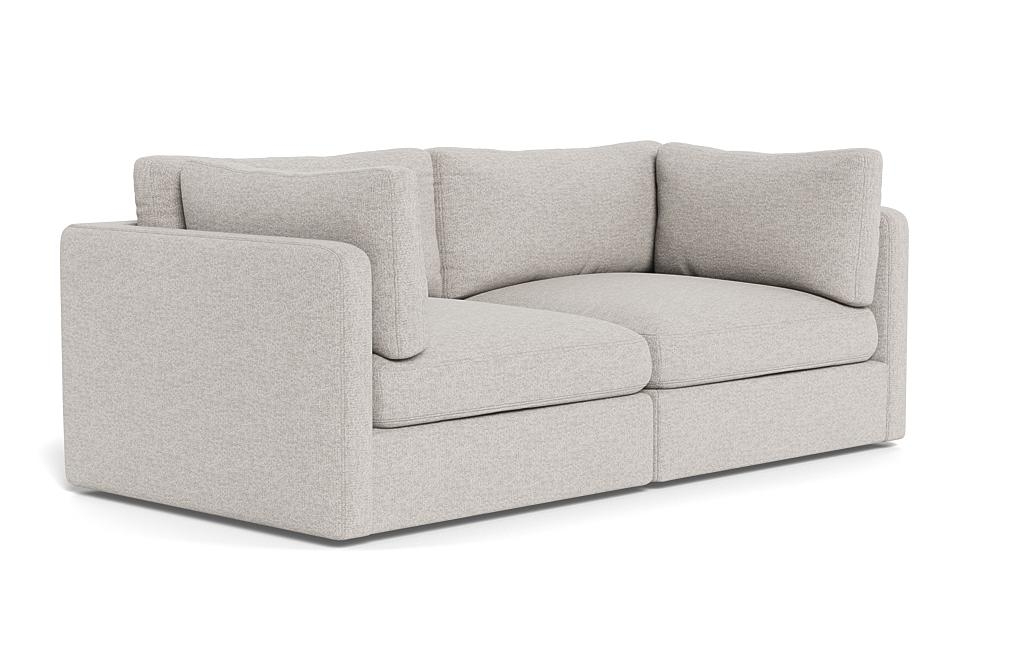 Tatum Modular Fabric Loveseat - Image 1