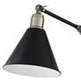 Wray Black & Antique Brass Hardwired Wall Lamp - Image 2