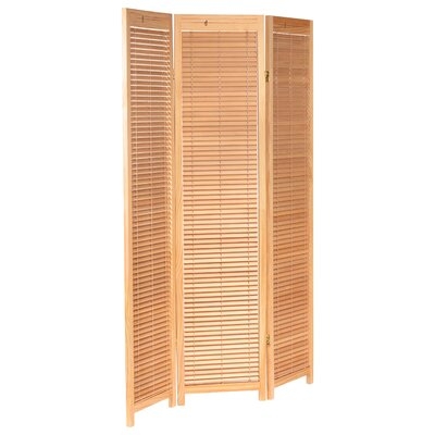 Peqinne 68" H Solid Wood Folding Room Divider - Image 0