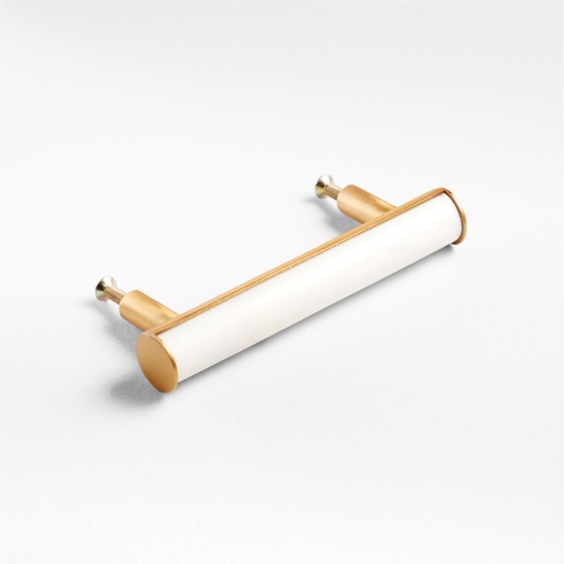 Mason Marble Hardware 4" Brass Bar Pull - Image 3