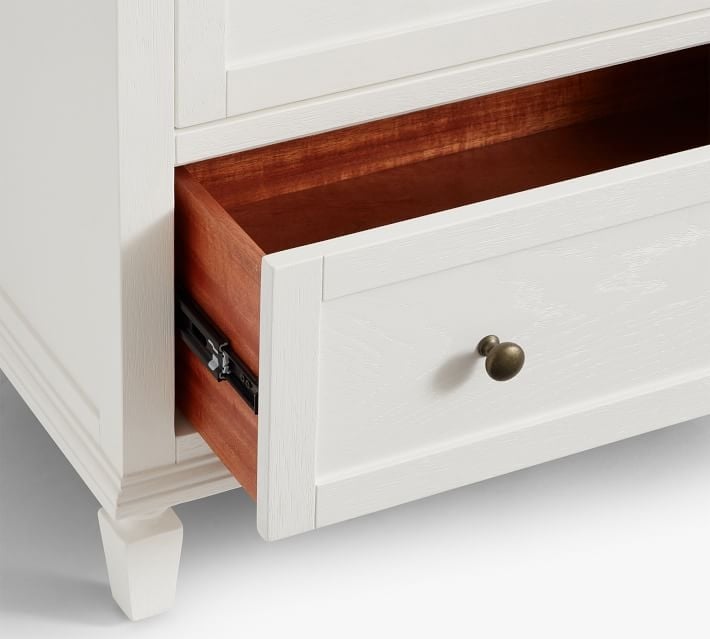 Sausalito Wood 8-Drawer Wide Dresser, Montauk White - Image 3