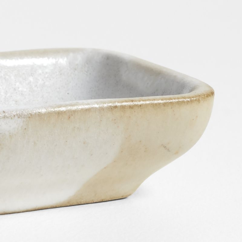 Kaito Square Stoneware Sauce Dish - Image 1