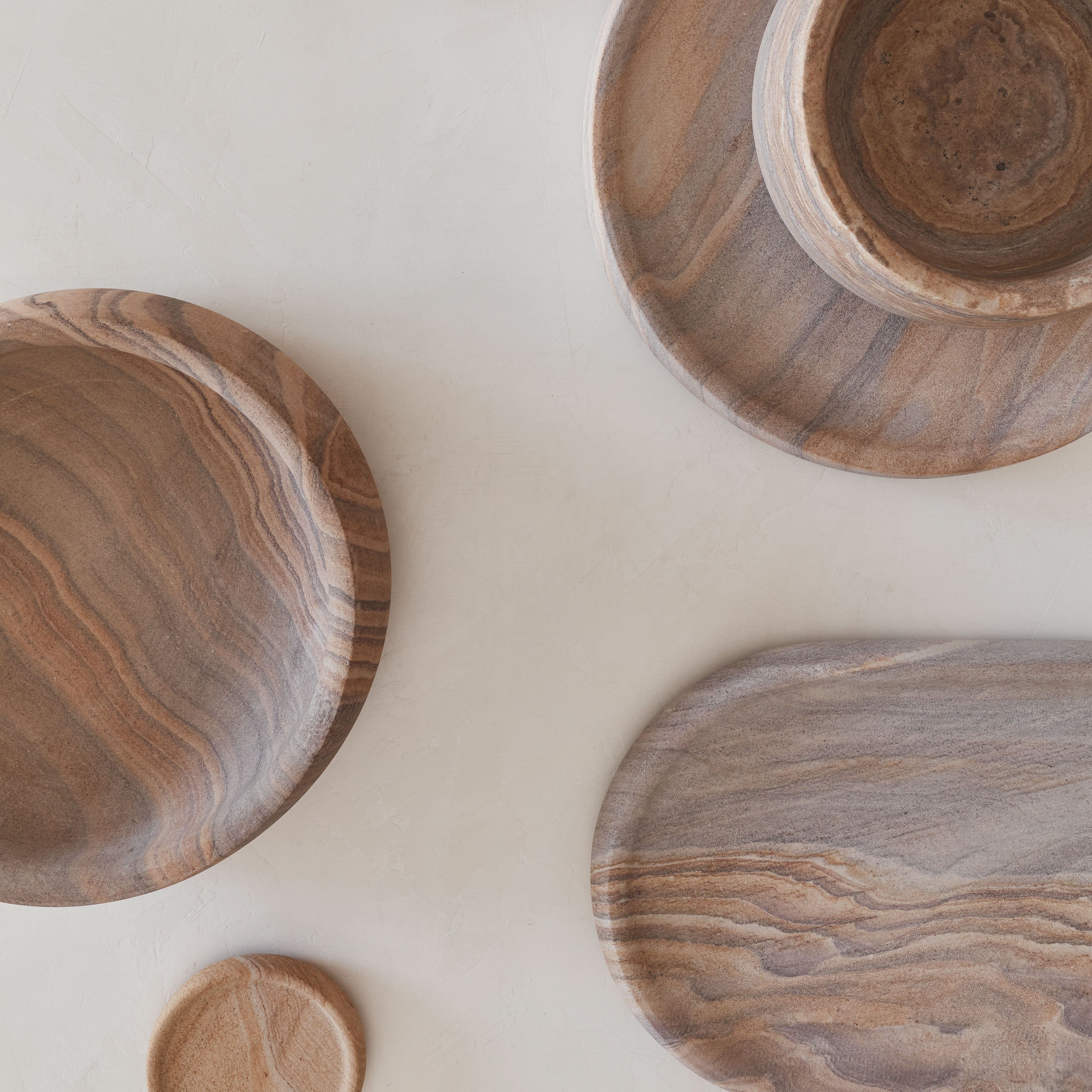 The Citizenry Eshana Sandstone Tray | Oval | Tan - Image 8