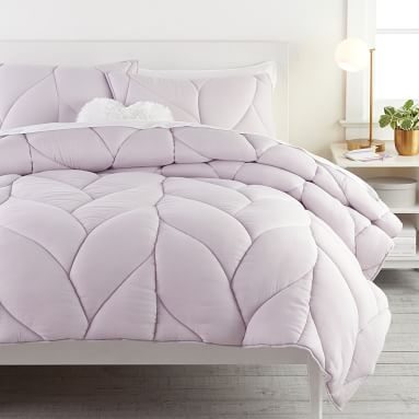 Puffy Comforter, Full/Queen, White - Image 4