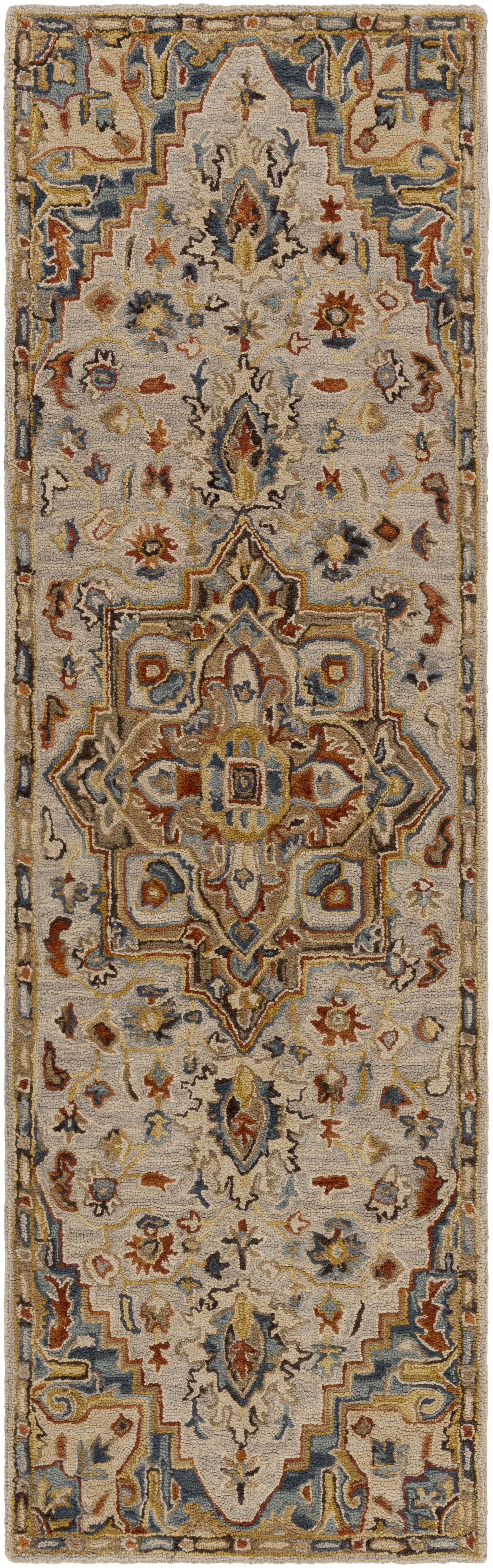 Artemis Brown Indoor 2'6" x 8' Handmade Rug - Image 0