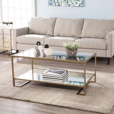 Callen Sled Coffee Table with Storage - Image 1