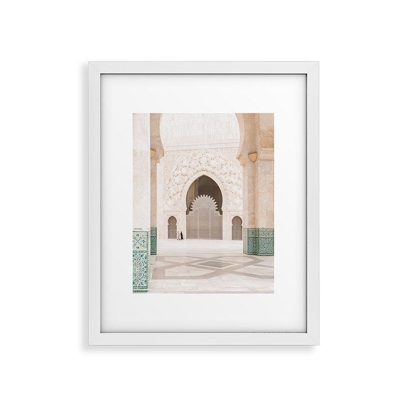 Morocco Ii by TRVLR Designs, Modern Framed Art Print, White, 16" x 20" - Image 0