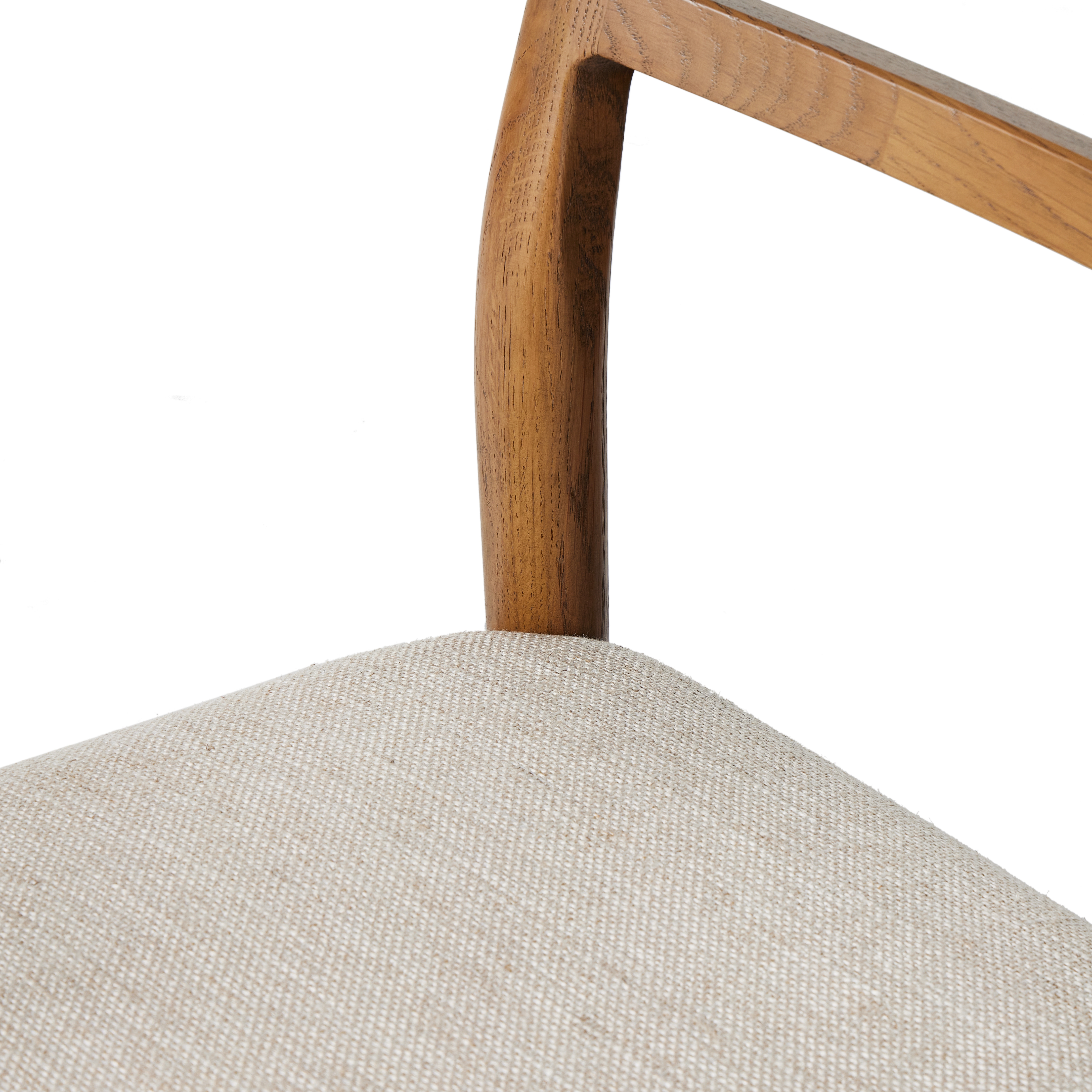 Glenmore Dining Chair-Smoked Oak - Image 10