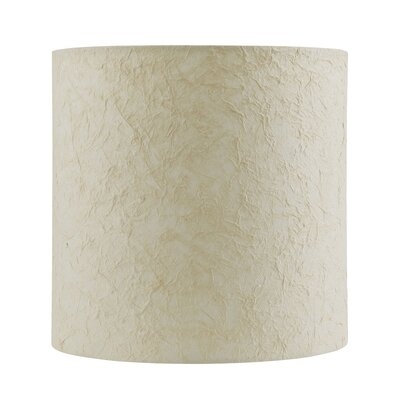 Aspen Creative 4FA151F1333544E89CF3904C0C540D12 Transitional Drum (Cylinder) Shape Spider Construction Lamp Shade In White, 8" Wide (8" X 8" X 8") - Image 0