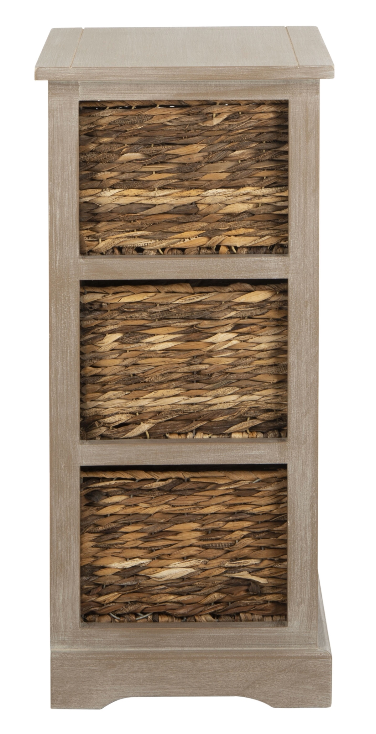 Halle Storage Side Table - White Washed - Safavieh - Image 5