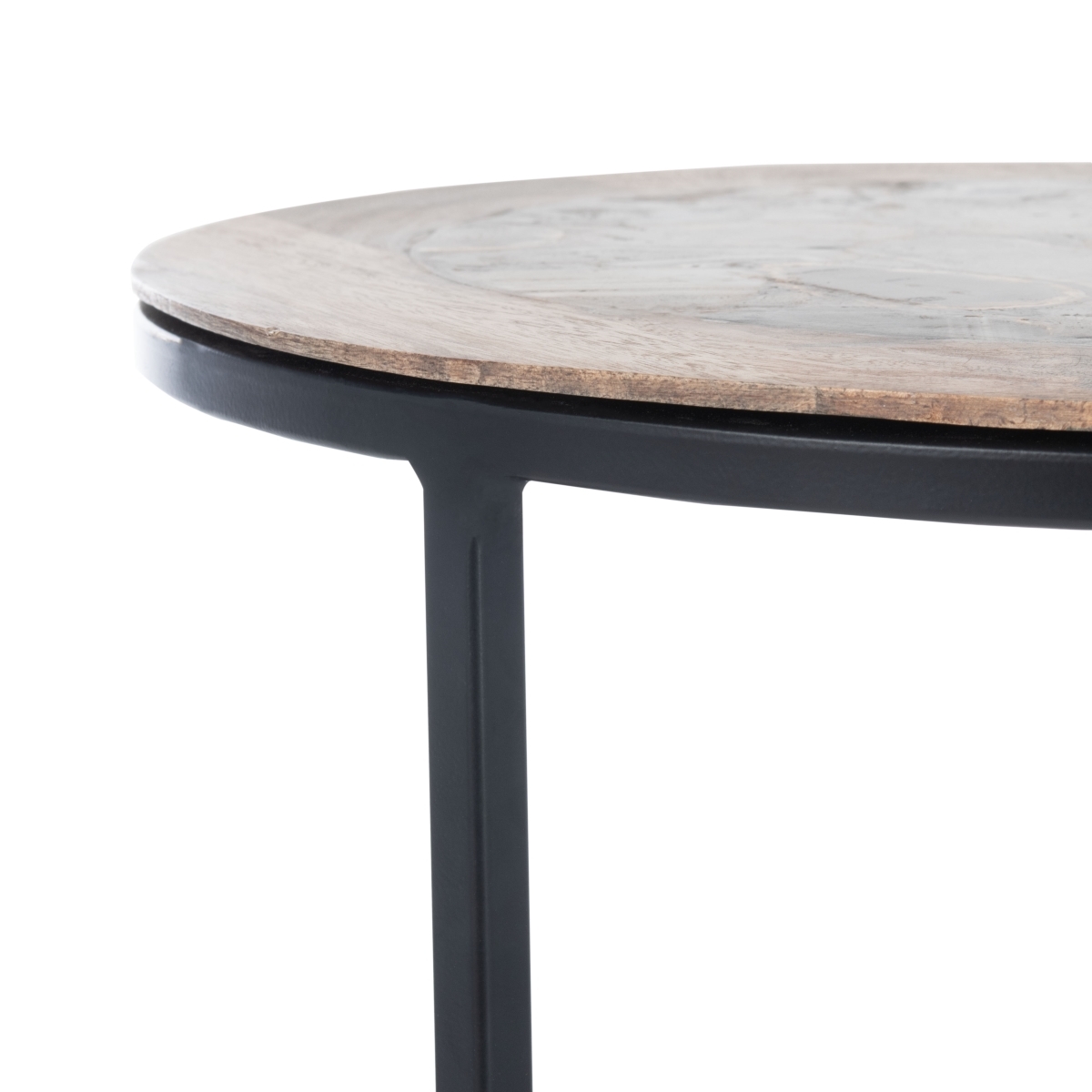 Lumi Agate Accent Table - Multi Color Black / Agate - Safavieh - Image 3