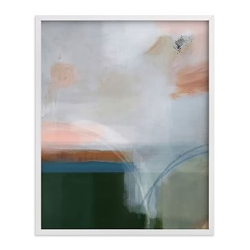 Cliff No. 1, Full bleed 16"x20", White Wood Frame - Image 0