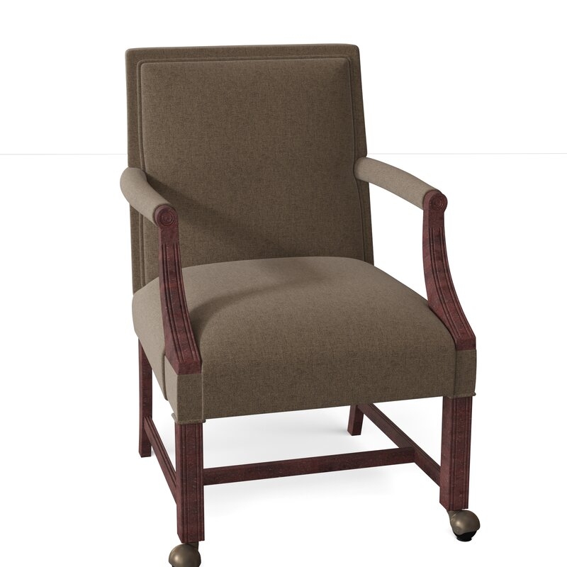 Fairfield Chair Warwick Upholstered Solid Back Arm Chair - Image 0