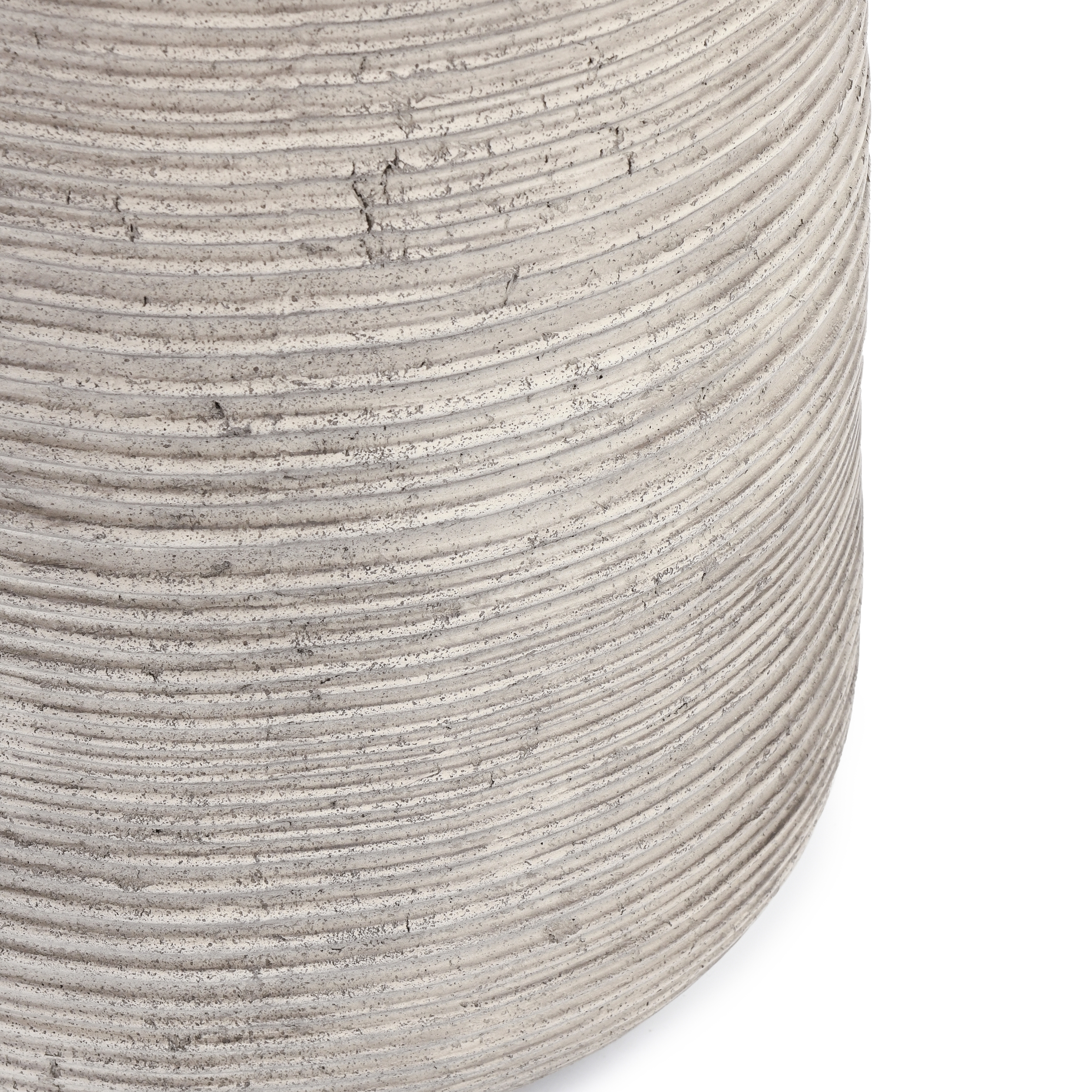 Nellie Outdoor End Table Light Gray - Image 3