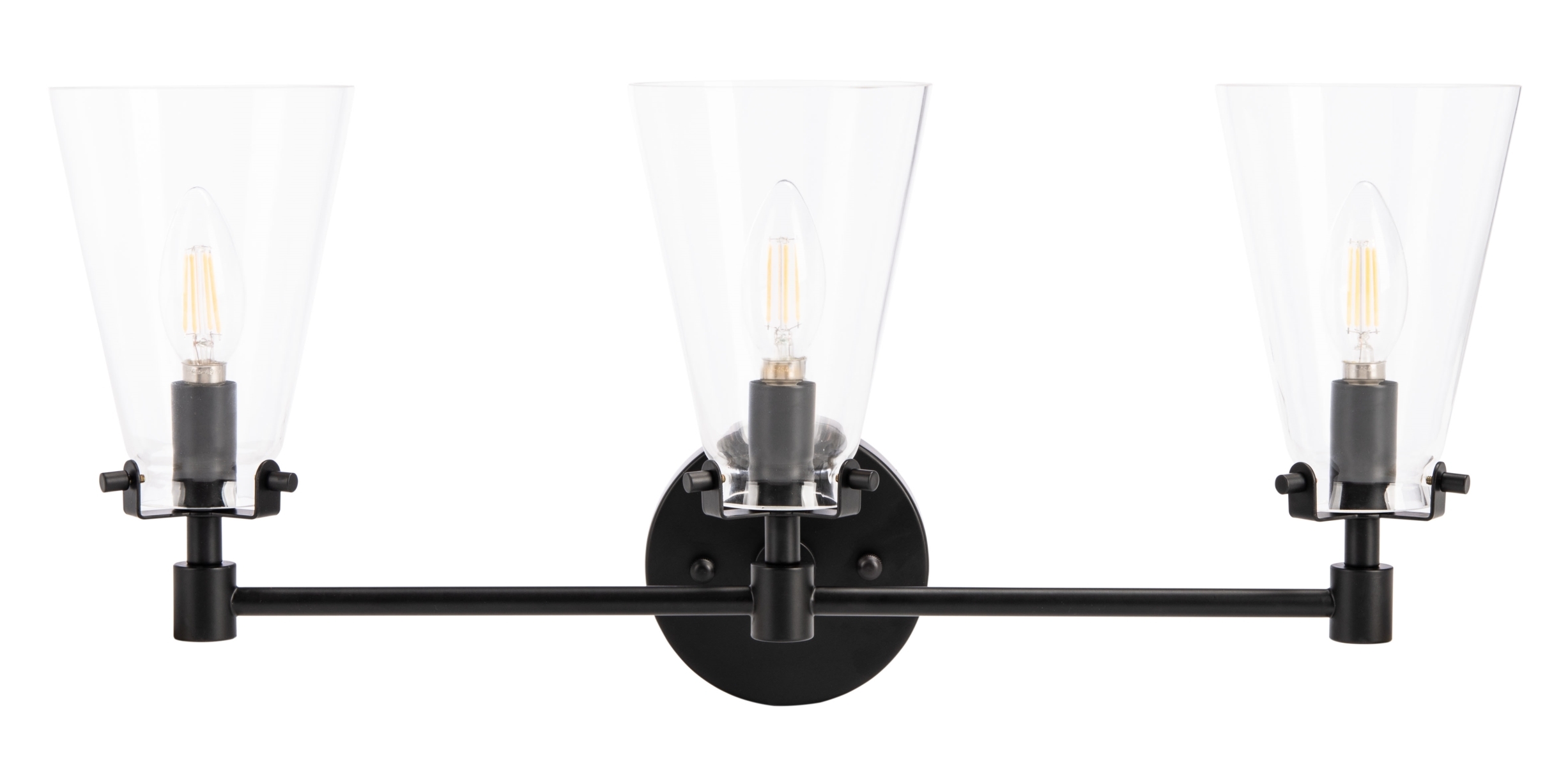 Lonsen Vanity Sconce - Black - Safavieh - Image 4