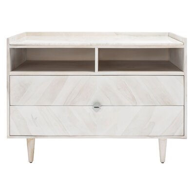 2 - Drawer Solid Wood Nightstand - Image 0