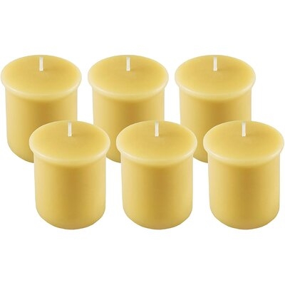 The Party Aisle™ Beeswax Decorative Accent Candles 100% Pure Handmade Natural For Gift Home Décor | Non-Toxic Air Purifying Biodegradable | Slow Burning All Natural+F8 - Image 0